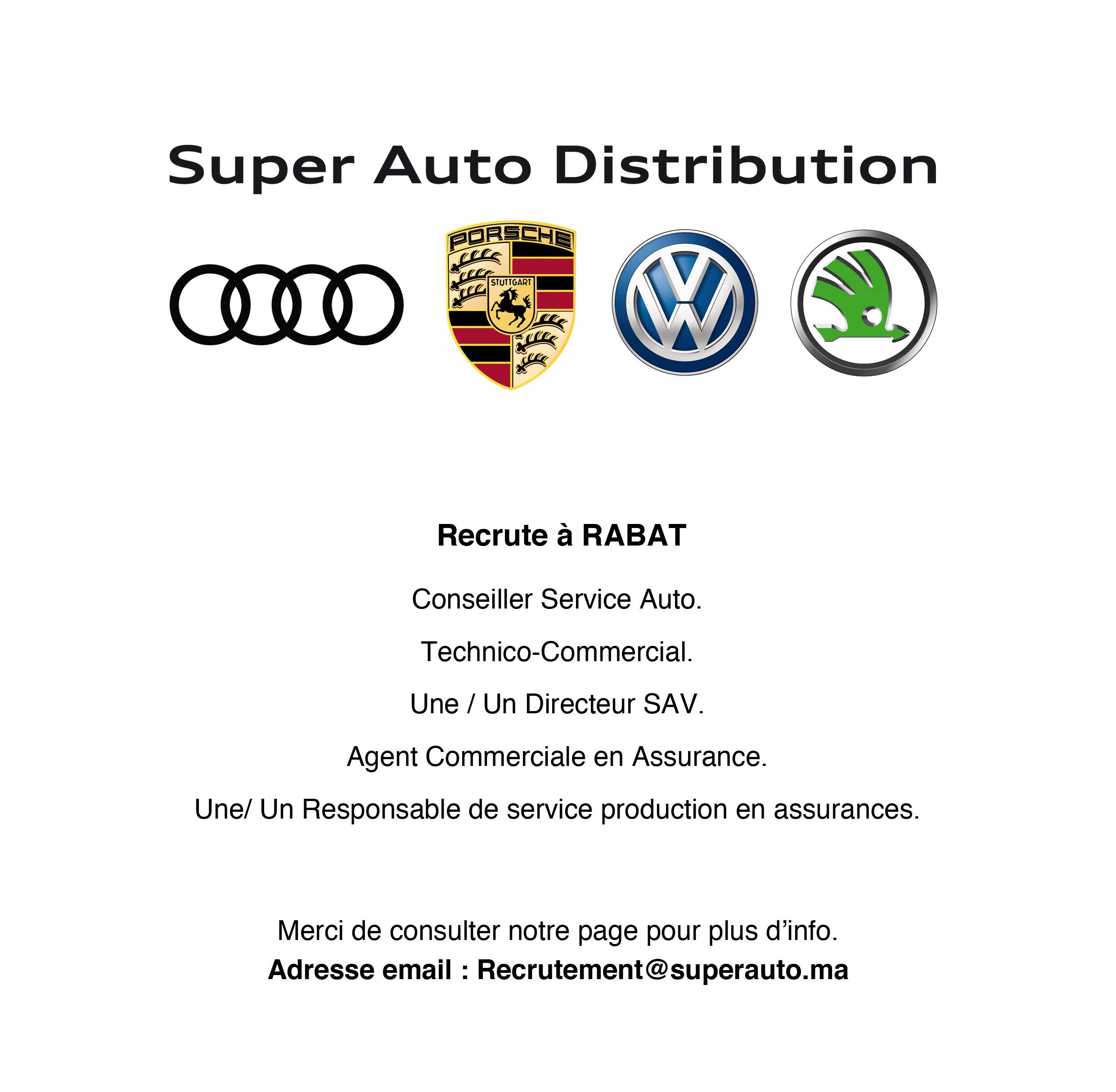 Super Auto Distribution 5 Profils - Dreamjob.ma