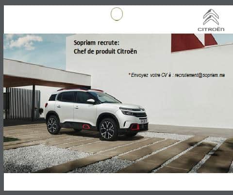 sopriam-recrute-des-commerciaux-peugeot-et-Citroen-maroc-alwadifa.com