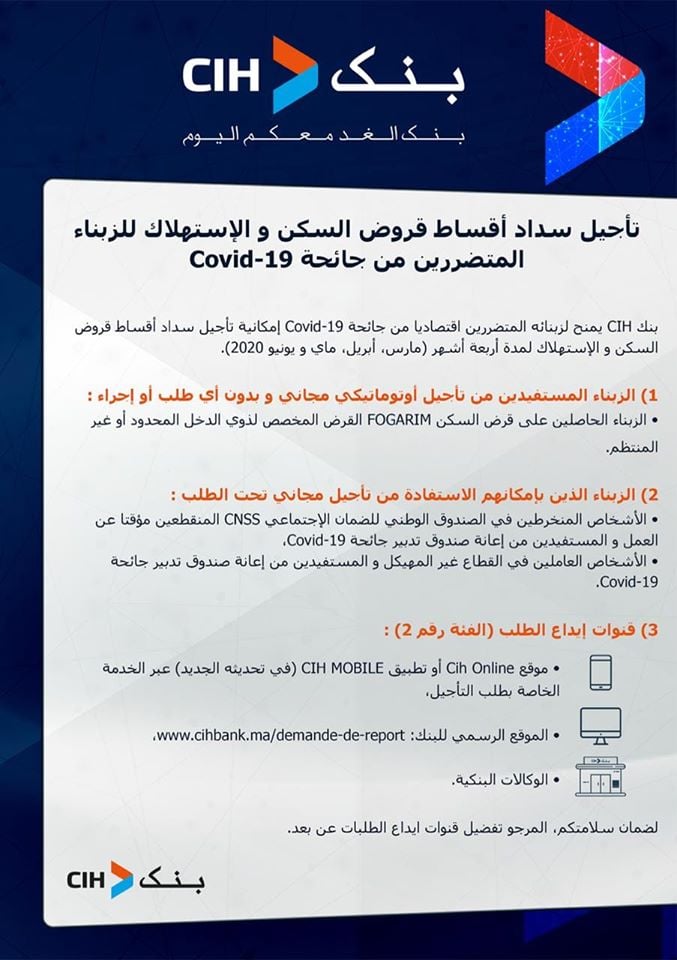 إجراءات تأجيل سداد قروض البنوك كريدي
