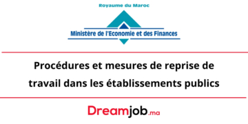 Procédures et mesures de reprise de travail dans les établissements publics