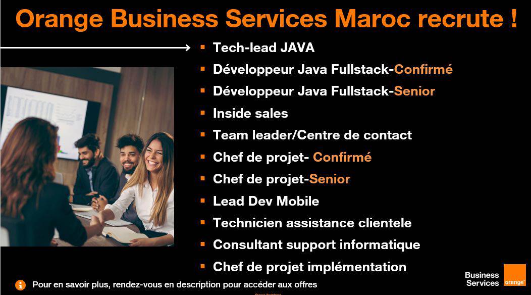 Orange Business Services recrute Plusieurs Profils