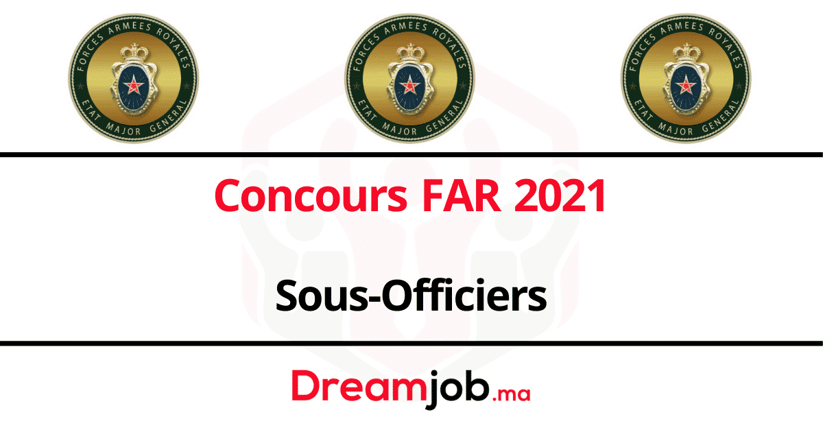 Concours far 2021 Sous-officiers