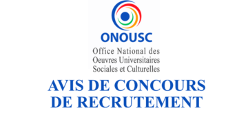 ONOUSC Concours Emploi Recrutement
