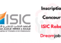 Inscription Concours ISIC Rabat