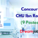 CHU Ibn Rochd Concours Emploi Recrutement