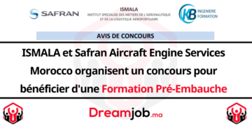 Concours ISMALA OFPPT Safran Formation Pré-Embauche