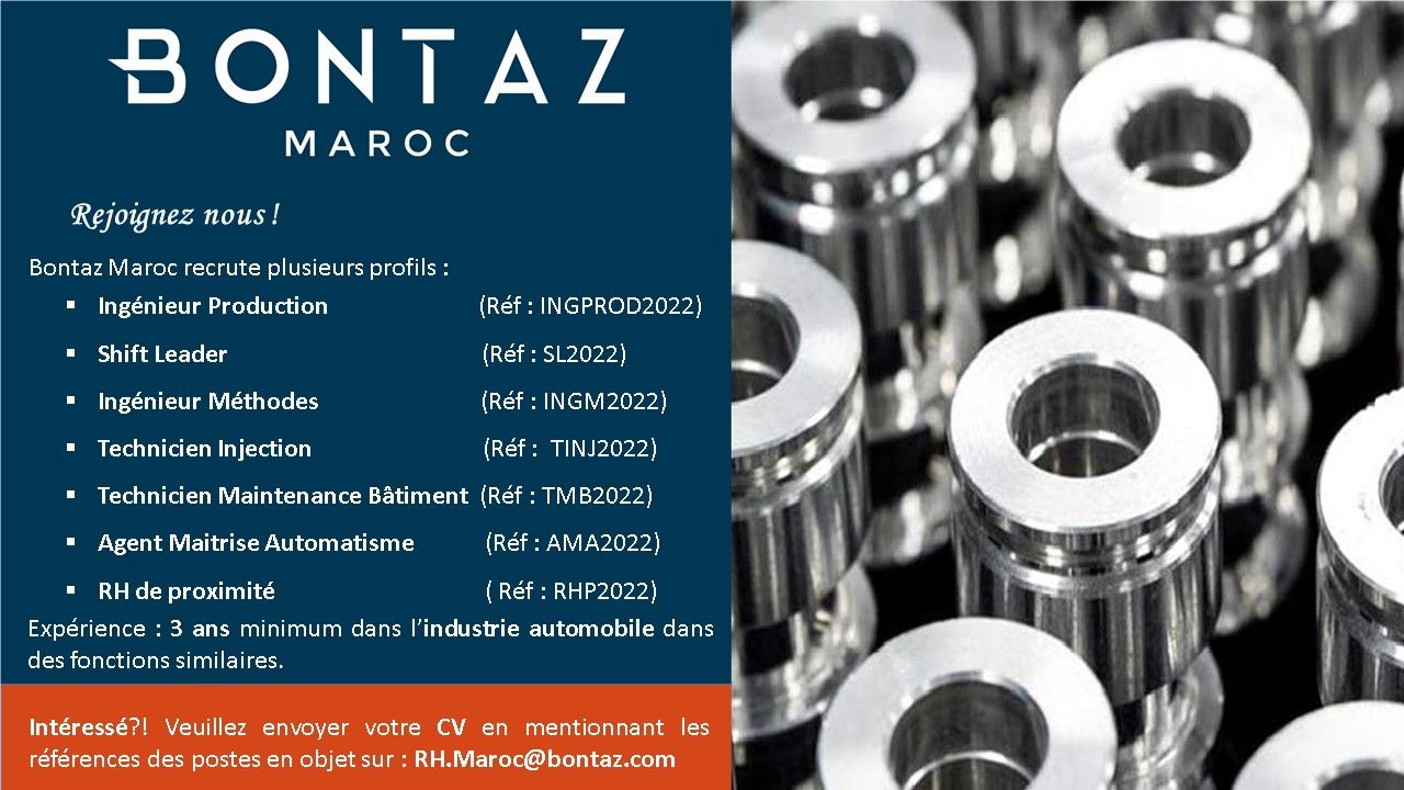 1639670783531 Bontaz Maroc recrute plusieurs profils