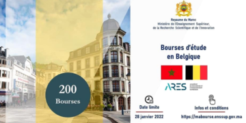 200 bourses d'études en Belgique 2022/2023