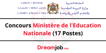 Concours Ministère de l'Education Nationale (17 Postes)