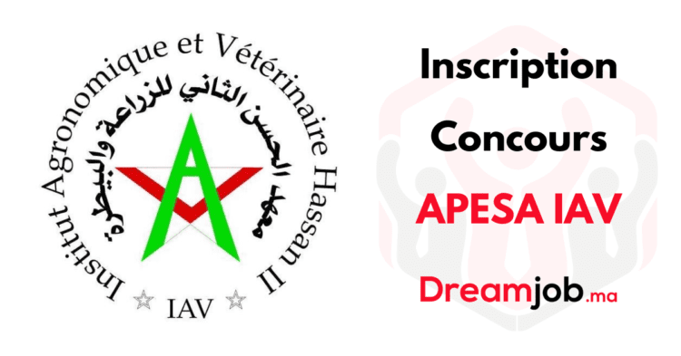 Inscription Concours APESA IAV
