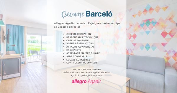 Allegro Agadir recrute Plusieurs Profils