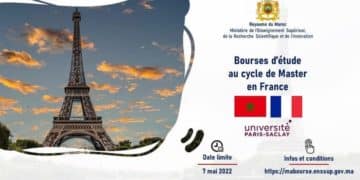 Bourses d'Etudes Université Paris-Saclay France 2022/2023