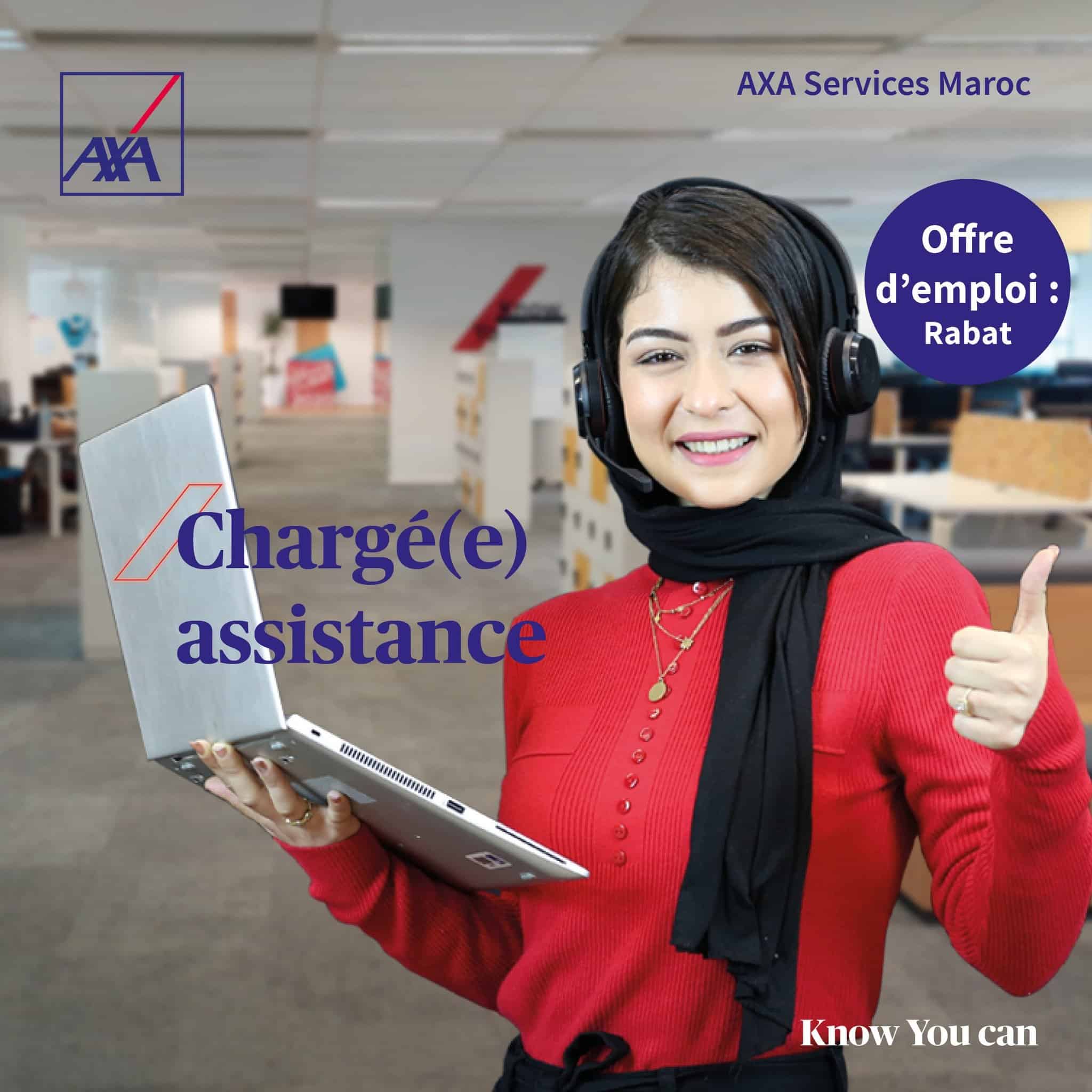 AXA Services Maroc recrute des Chargés d'Assistance