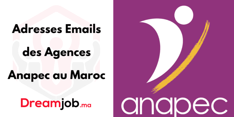 Adresses Emails des Agences Anapec au Maroc