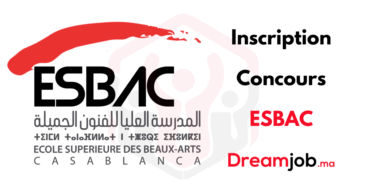 Inscription Concours ESBA Casablanca 2022