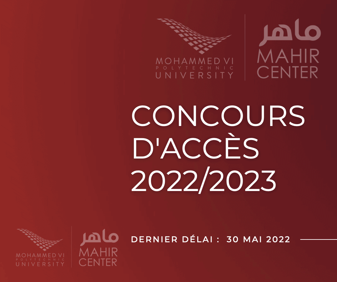 Annonce MAHIR Center 2023 Inscription Concours Mahir Center UM6P 2022/2023