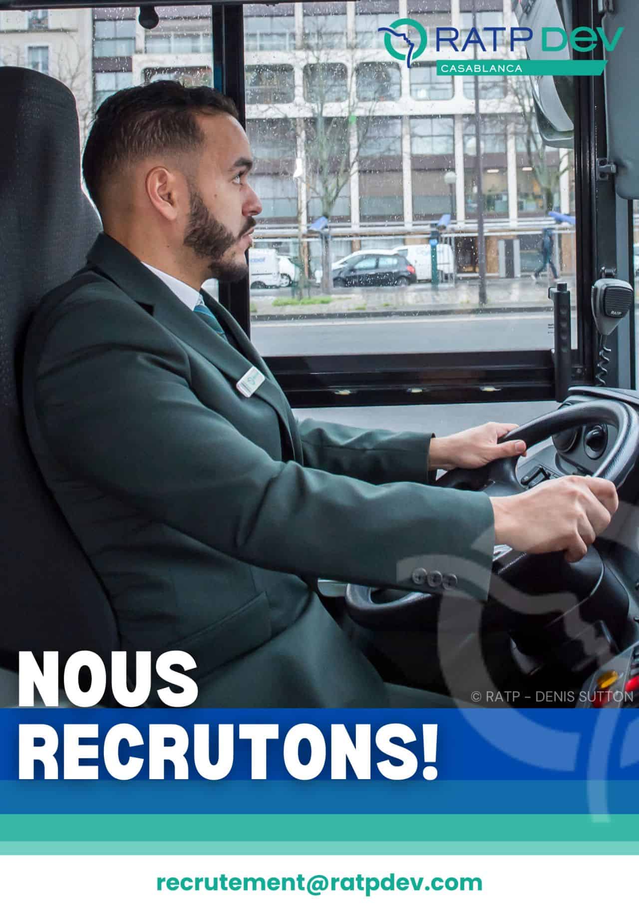 RATP Dev recrute des Conducteurs de Bus