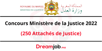 Concours Ministère de la Justice 2022 Attachés de Justice