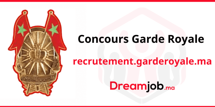 Concours Recrutement Garde Royal