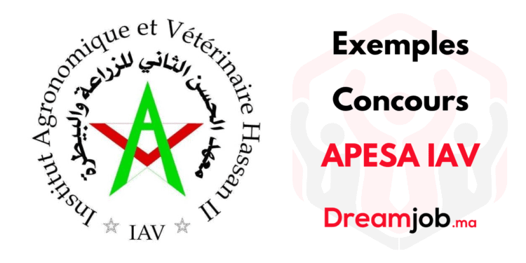 Exemples Concours APESA IAV