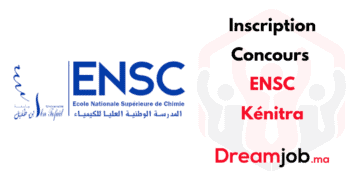 Inscription Concours ENSC Kénitra