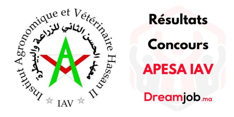 Résultats Concours APESA IAV