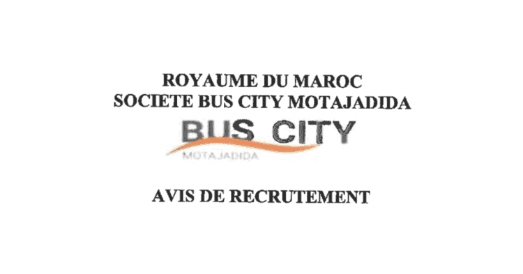 Bus City Motajadida Concours Emploi Recrutement