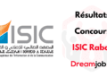 Résultats Concours ISIC Rabat