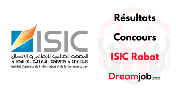 Résultats Concours ISIC Rabat