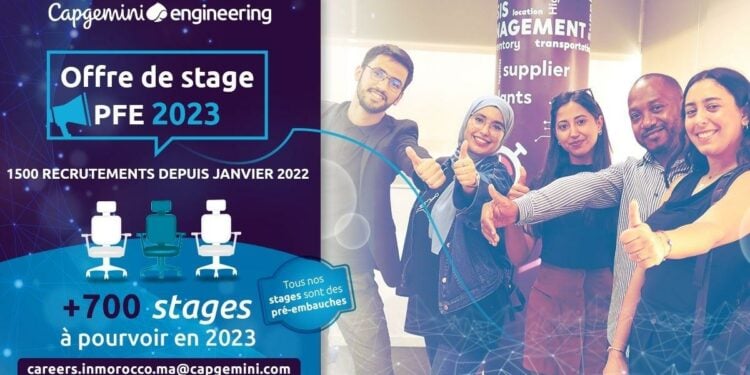 Capgemini Engineering: +700 Stages à pourvoir en 2023