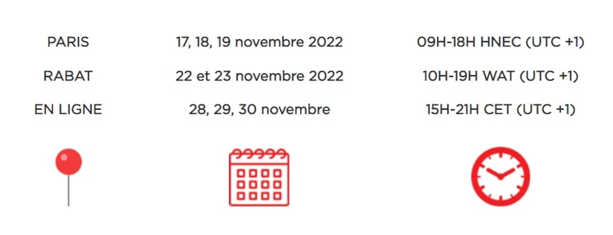 Dates du Forum Mobilité Destination Canada 2022
