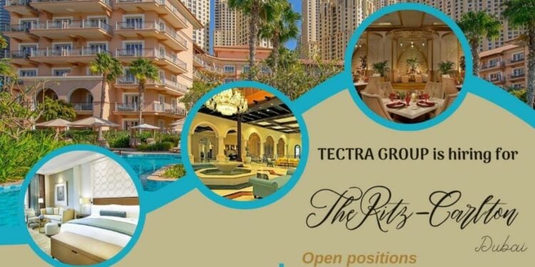 Tectra recrute pour The Ritz-Carlton Dubai