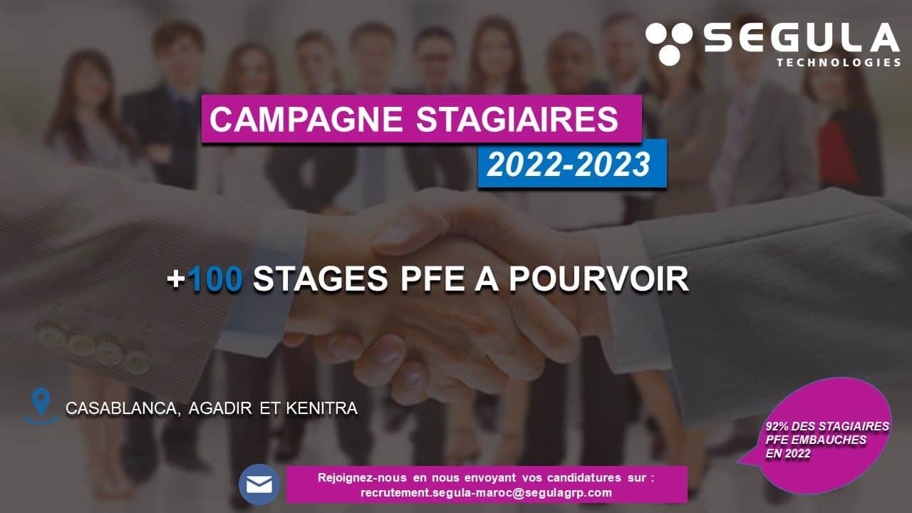 Campagne de Stagiaires SEGULA Technologies