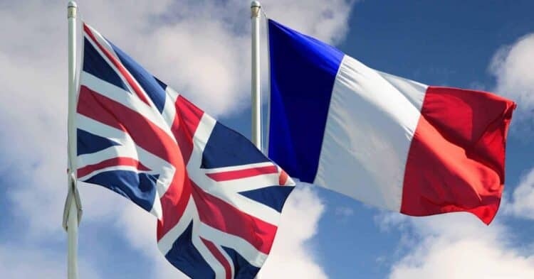 English France Flags