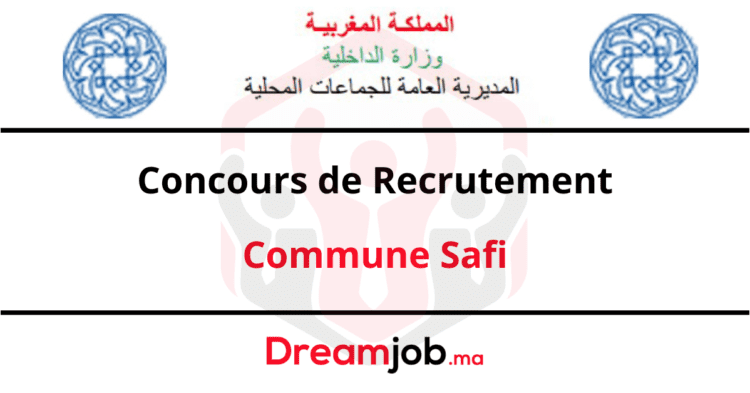 Commune Safi Concours Emploi Recrutement