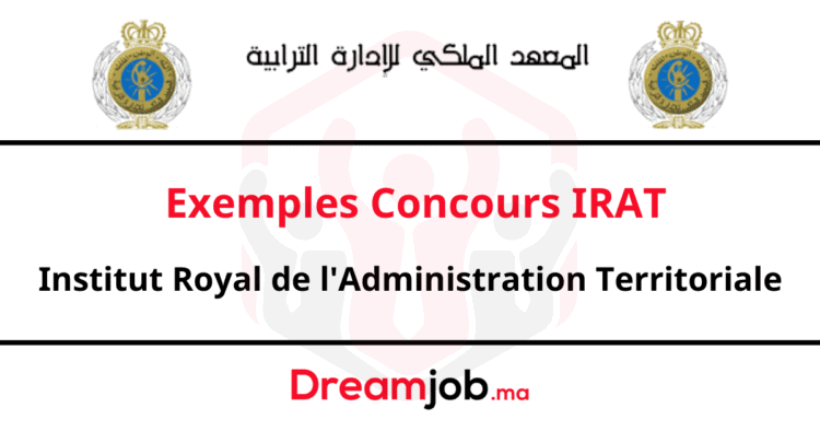 Exemples Concours IRAT