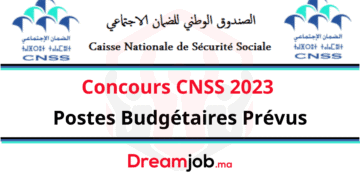 Concours CNSS 2023 Postes Budgétaires Prévus