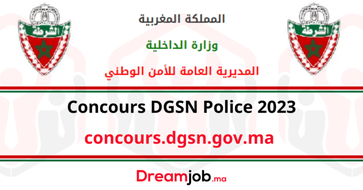 Concours DGSN Police 2023