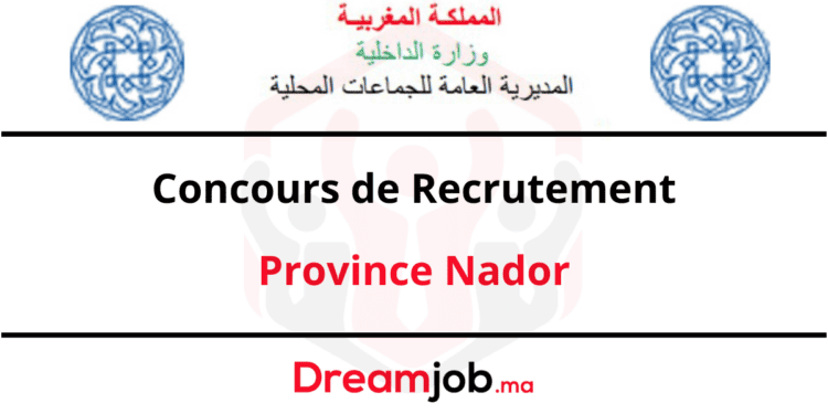 Concours Province Nador