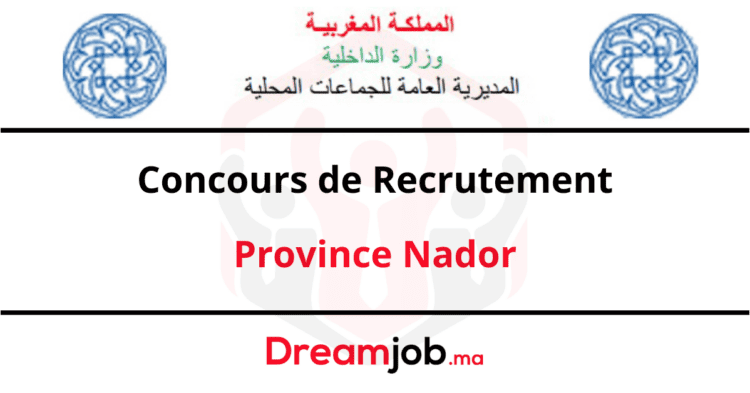 Concours Province Nador