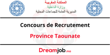 Concours Province Taounate