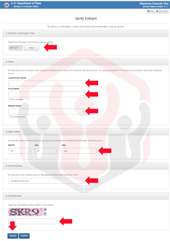 DV Lottery Forgot Confirmation Number 2