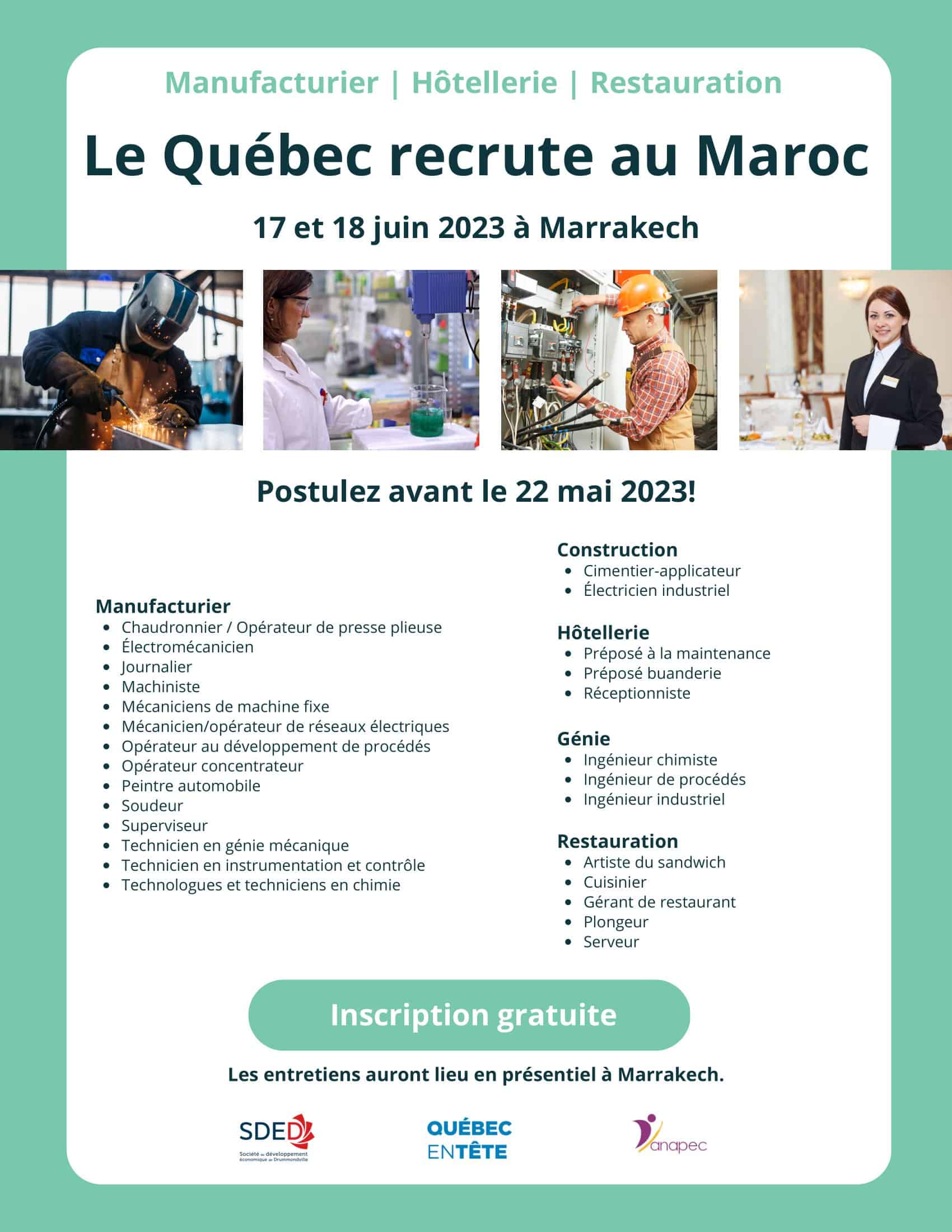 Québec en Tête Maroc 2023