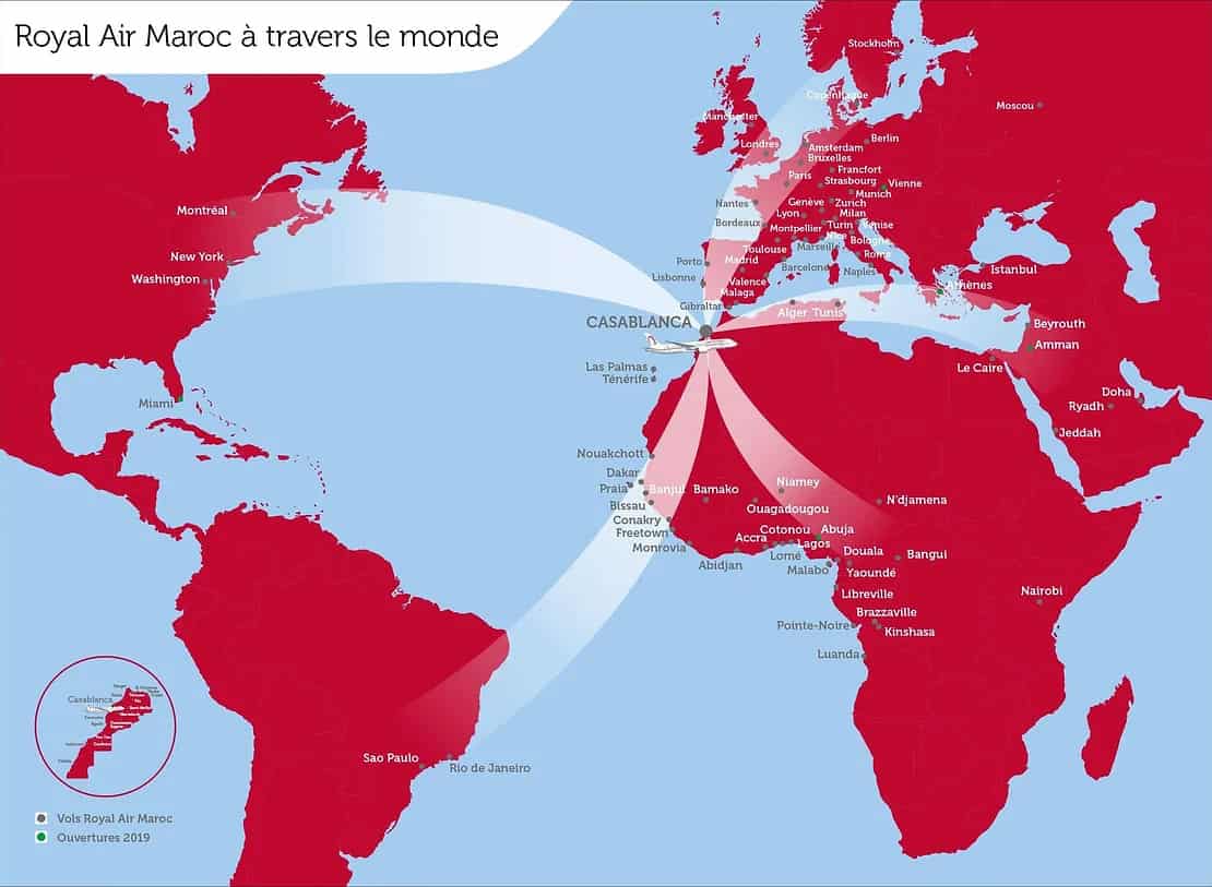 Royal Air Maroc à Travers le Monde