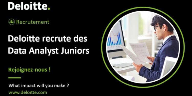 Deloitte recrute des Data Analysts Juniors