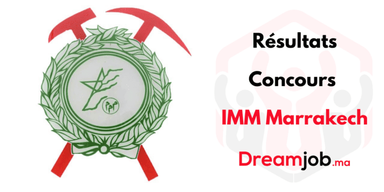 Résultats Concours IMM Marrakech