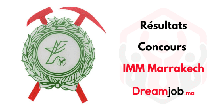 Résultats Concours IMM Marrakech