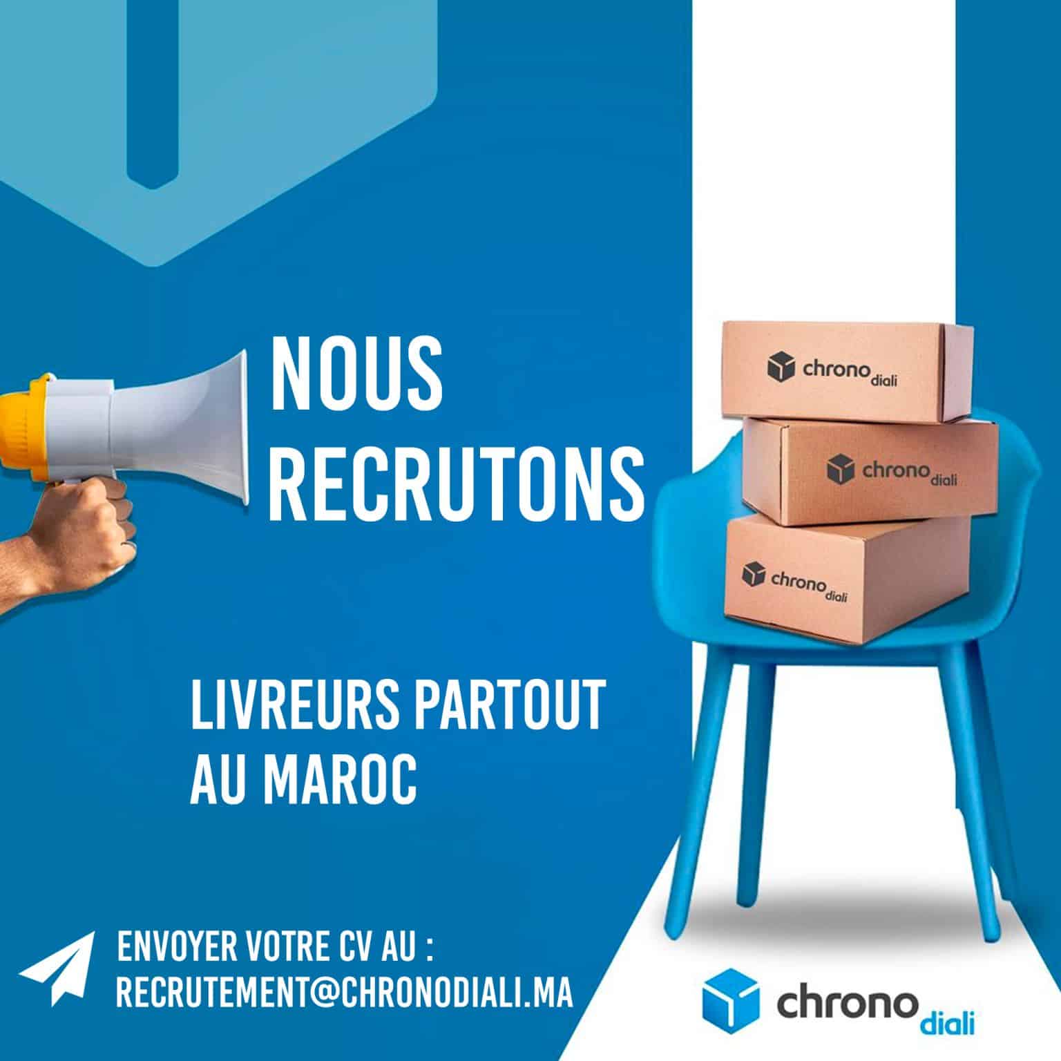 Chrono Diali recrute des Livreurs