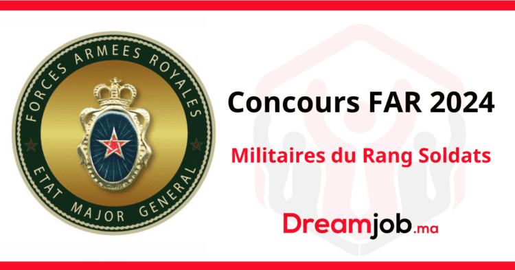 Concours FAR 2024 Militaires du Rang Soldats