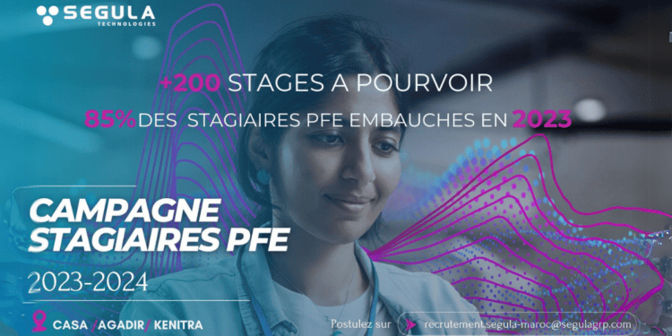 SEGULA Technologies propose 200 Opportunités de Stages PFE